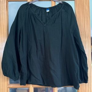 Women's Dark Green Blouse